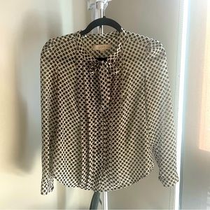Ann Taylor Loft Polka Dot Blouse - XXSP fits like XS